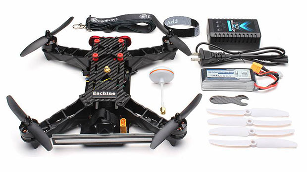 buy Eachine Racer 250 FPV Drone Built in 5.8G Transmitter OSD With HD Camera ARF Version